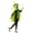 Green, variant on Fairy Godmother Hat, Cape & Wand, Pink Halloween Costume, Women, One Size Fits Most, 30146-OS