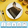 thumbnail image 6 of Nawy Cloth Napkins - Premium Polyester Reusable Fabric for Events Party Dinner Decoration 6 PCS, 6 of 7