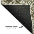 thumbnail image 3 of Addison Rugs Mayfield Washable Transitional Paisley Chocolate Runner Rug, 2'3" x 7'6", 3 of 5