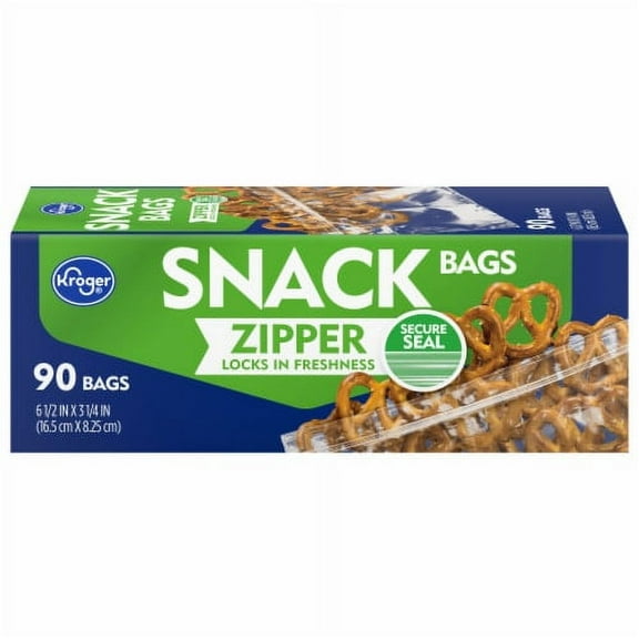 KR Reclosable Snack Bags 90 ct.