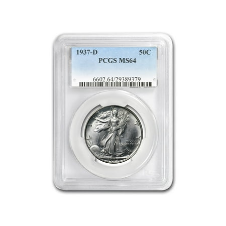 1937-D Walking Liberty Half Dollar MS-64 PCGS