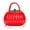 Red, variant on Crossbody Shoulder Bag Large Capacity Lady Purse for Women Girl PU Bag Small Round Bags Halloween Pumpkin Handbag