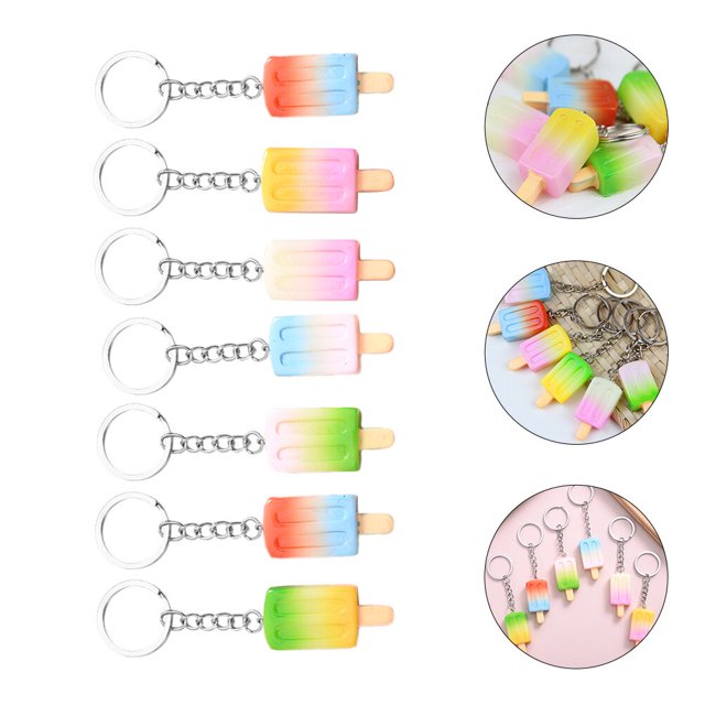 Nestingho 7Ud Llaveros Decorativos Multicolor Con Adorable Y Fácil Aplicación Para