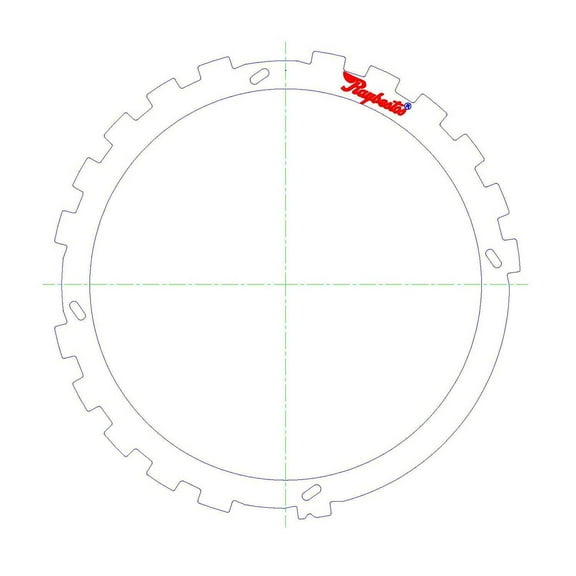 4l60e low reverse clutch .089(turbulator) 1997-up steel Automatic transmission