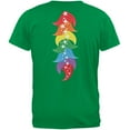 thumbnail image 2 of Halloween Rainbow Heart Unicorn Costume Pony Mens T Shirt Irish Green 2XL, 2 of 2