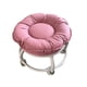 thumbnail image 5 of Taburete bajo con ruedas, silla giratoria, para hombre y mujer, taburete multiusos con rosa, 5 of 9