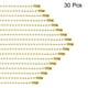 thumbnail image 3 of 30Pcs 5 Pulgadas Cadenas de Cuentas de Bola, Cadena de Bola de Metal con Conectores para Colgante de Llaveros, Dorado, 3 of 7