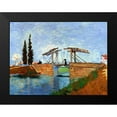 thumbnail image 2 of Van Gogh, Vincent 14x12 Black Modern Framed Museum Art Print Titled - Lanlois Bridge Arles, 2 of 5