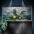 thumbnail image 2 of Aquarium Background Stickers  - China Dragon Magic - Fish Tank Reptile Terrarium Decor Poster, 2 of 6