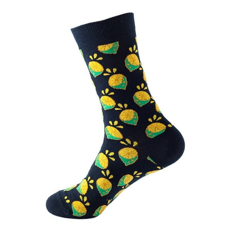 

WANYNG Socks Street Fruit Collection Patterned Socks For Men And Women H