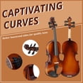 thumbnail image 4 of Kit Acústico de Violín Ktaxon 1/2 con Estuche, Arco y Resina, 4 of 7