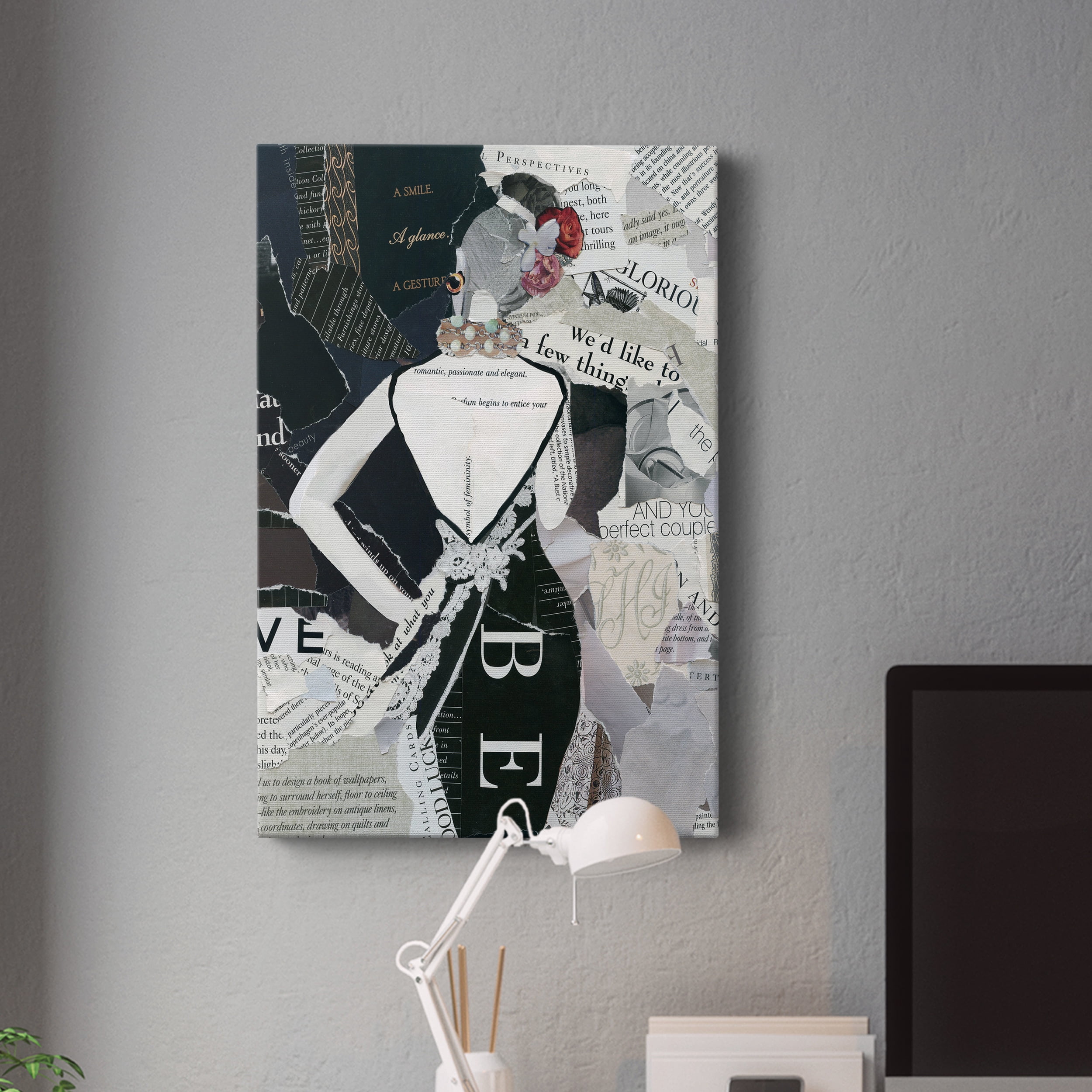 Fashion Mosaic II Premium Gallery Wrapped Canvas - Ready to Hang - 40 x 60