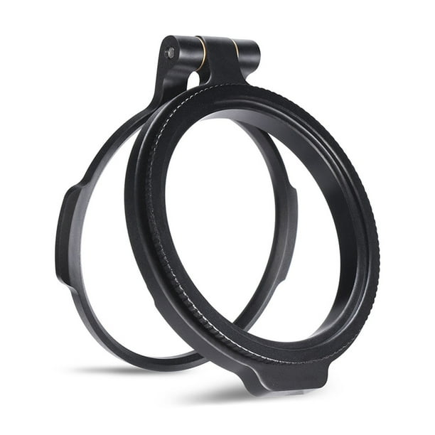 Methold Soporte de filtro de cámara Lente de videocámara Adaptador de montaje abatible Convertidor de anillos Accesorios para fotos 77 mm