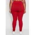 thumbnail image 5 of Womens Plus Size High Waisted Ribbed Knit Seamless Leggings, 5 of 5