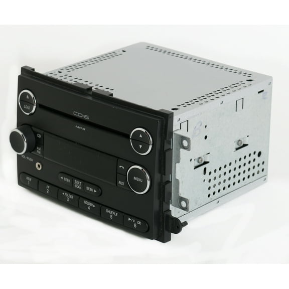 Restored Ford Mercury Milan 06-07 Audiophile Radio AM FM 6 CD w Aux Input 6E5T-18C815-CL (Refurbished)