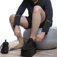 thumbnail image 5 of Copper Fit ENERGY Compression Socks, Silky-Soft, Hydration, Unisex Sizing, Beige, S/M, 5 of 6