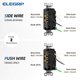 thumbnail image 5 of Enchufe eléctrico de pared ELEGRP 15 A 125 V, paquete de 10, 5 of 7