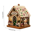 thumbnail image 3 of Arghm DIY Christmas Gingerbread House Ornament Kit – Rhinestone Decor for Festive Home, Holiday Table Centerpiece, Perfect for Craft Lovers and Family Activities, 3 of 7