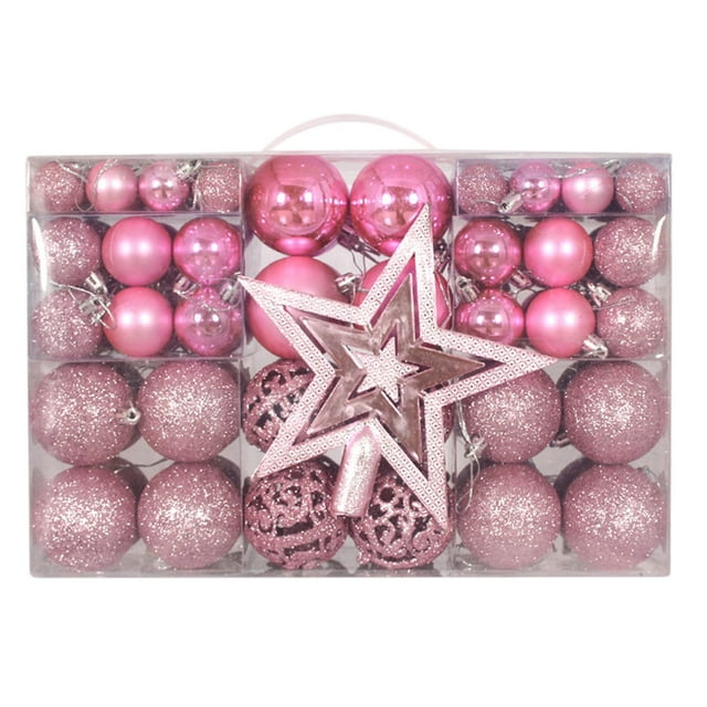 Fiudx Adornos Navideños, Plástico Irresistibles, Decoración Multicolor para El Árbol, Bolas Grandes, Ideal para Fiestas En Hoteles, Regal Familiaridad, Diseño Festivo.
