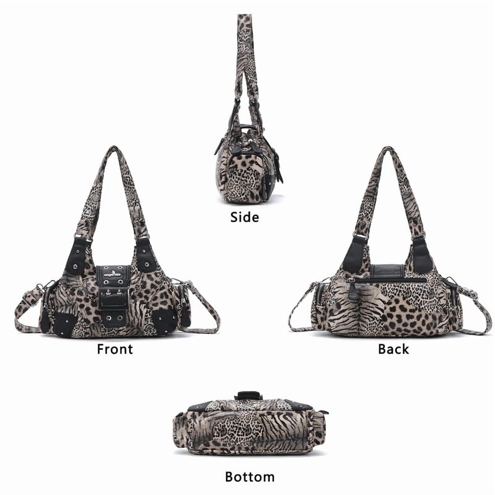 Angelkiss Purse for Women PU Wallet With Adjustable Shoulder Strap Crossbody Bag Single Satchel Handbags Hobo Bag