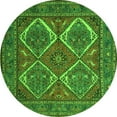 thumbnail image 1 of Ahgly Company Indoor Round Persian Green Traditional Area Rugs, 7' Round, 1 of 1