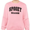 thumbnail image 2 of Collegiate Spooky Season Sweatshirt Unisex X-Large Pink, 2 of 5
