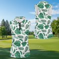 thumbnail image 5 of Aplkyhs Matching Golf Shirts for Couple Funny Men Women Matching Couple Tropical Monstera Leaf Golf Shirts 4-Way Stretch Athletic Sleeveless Shirts Breathable Fabric Machine Washable, 5 of 6