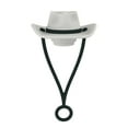 thumbnail image 1 of Lanyard Cowboy Hat Silicone Straw Cover - Reusable for Cups, 1 of 6