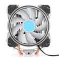 thumbnail image 3 of Enfriador de CPU Disipación de calor rápida Cobre puro Cuatro tubos de calor Radiador RGB silencioso para computadoras de escritorio, 3 of 8