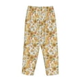 thumbnail image 5 of Xecao Retro 70s 60s Flower Women's Straight Lounge Pajama Pants: The Epitome of Relaxed Sleepwear, 5 of 9