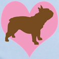 thumbnail image 2 of CafePress - French Bulldog & Heart Infant Bodysuit - Baby Light Bodysuit, Size Newborn - 24 Months, 2 of 4