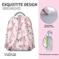 thumbnail image 2 of Artistic Butterfly Backpack for Student Cute Floral Pattern Colorful Butterflies Print Aesthetic School Bag for Student, 2 of 5