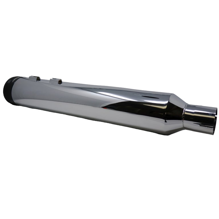 Rinehart Racing Slip On Mufflers DBX45 Chrome Black End Caps 4.5