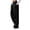 Black, variant on BAVIRRA Women's Drawstring Elastic Waist Cargo Wide Leg Sweatpants, Knit Flared Casual Pants with Large Cargo Pockets, Loose Streetwear Lounge Bottoms