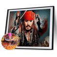 thumbnail image 2 of Cuadros Decorativos 5D DIY Diamante Pintura Piratas del Caribe Full Round Drill Wall Decor Art Likrtyny embutido en tela, 2 of 9