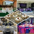 thumbnail image 4 of Efavormart 50pcs Stretchy Spandex Fitted Folding Chair Cover Dinning Event Slipcover For Wedding Party Banquet Catering - Purple, 4 of 9