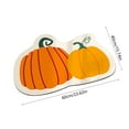 thumbnail image 3 of NSESSHome Fall Pumpkin Bathroom Rug, Bath Mat Water Absorbent Non-Slip Washable for Shower Tub Bedside Floor Small Tufted Carpet Halloween Thanksgiving Accent Area Rug Decoration, 3 of 6