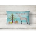 thumbnail image 2 of Carolines Treasures BB9275PW1216 Orlov Trotter Horse Christmas Canvas Fabric Decorative Pillow, Teal, 12H x16W,, 2 of 3