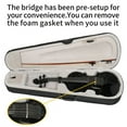 thumbnail image 4 of Full Size 4/4 Violin Set for Adults Beginners Students with Hard Case,Violin Bow,Shoulder Rest,Rosin,Extra Strings and Sordine, 4 of 12
