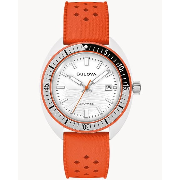 Bulova Marine Star Men's Yellow Dial Quartz Watch 96B431