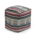 thumbnail image 2 of Inca Handcrafted Peruvian Print Square Pouf 16"x16"x16" Statement Piece with Multicolor Options, Durable Fabric, & Floor Cushion Design for Home Decor & Casual Seating, 2 of 6