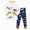 boy outfits-Yellow, variant on TOWED22 Toddler Baby Boy Fall Outfits 2Pcs Long Sleeve Cute Print Round Neck Sweatshirt Fleece Pants Casual Clothes(Blue,5-6 Y)