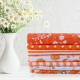 thumbnail image 2 of serony 7pcs Cotton Cloth Textile Craft cotton quilting sewing fabric Fabric Bundle Patchwork Fabric DIY Sewing Quilting Floral Pattern, 2 of 9