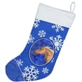 thumbnail image 2 of Caroline's Treasures Horse Winter Snowflakes Multi-color Christmas Stocking, with Soft Suede Fabric 18", 2 of 2