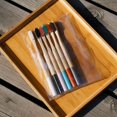 thumbnail image 3 of Set of 8pcs Biodegradable Bamboo Toothbrushes (Random Colors), 3 of 4