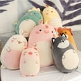 thumbnail image 3 of 60 cm Squishmallows plyschleksak Djur Kawaii mjuk stor kudde Z Unicorn Bekväm klassisk Husky, 3 of 4