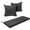 Dark Gray, variant on TOPCHANCES Outdoor Bench Cushion Waterproof 28D Foam Patio Bench Cushion with 2 Pillowcases, 122x46x8 cm Seat Pad for Garden Patio Balcony, Dark Gray