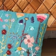 thumbnail image 4 of Expobazaar Lumbar Pillow | Cotton Embroidered Decorative Pillow | 16X24", 4 of 5