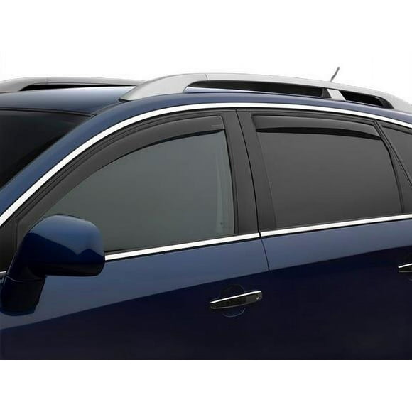 Weathertech Rainguard 82769IM Aerodynamic Design; In-Channel; Dark Smoke; Acrylic; Set of 4