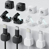 12 Pack Magnetic Cable Clips, Cord Organizer for Cable Management, Wire Holder Knox Home & Health